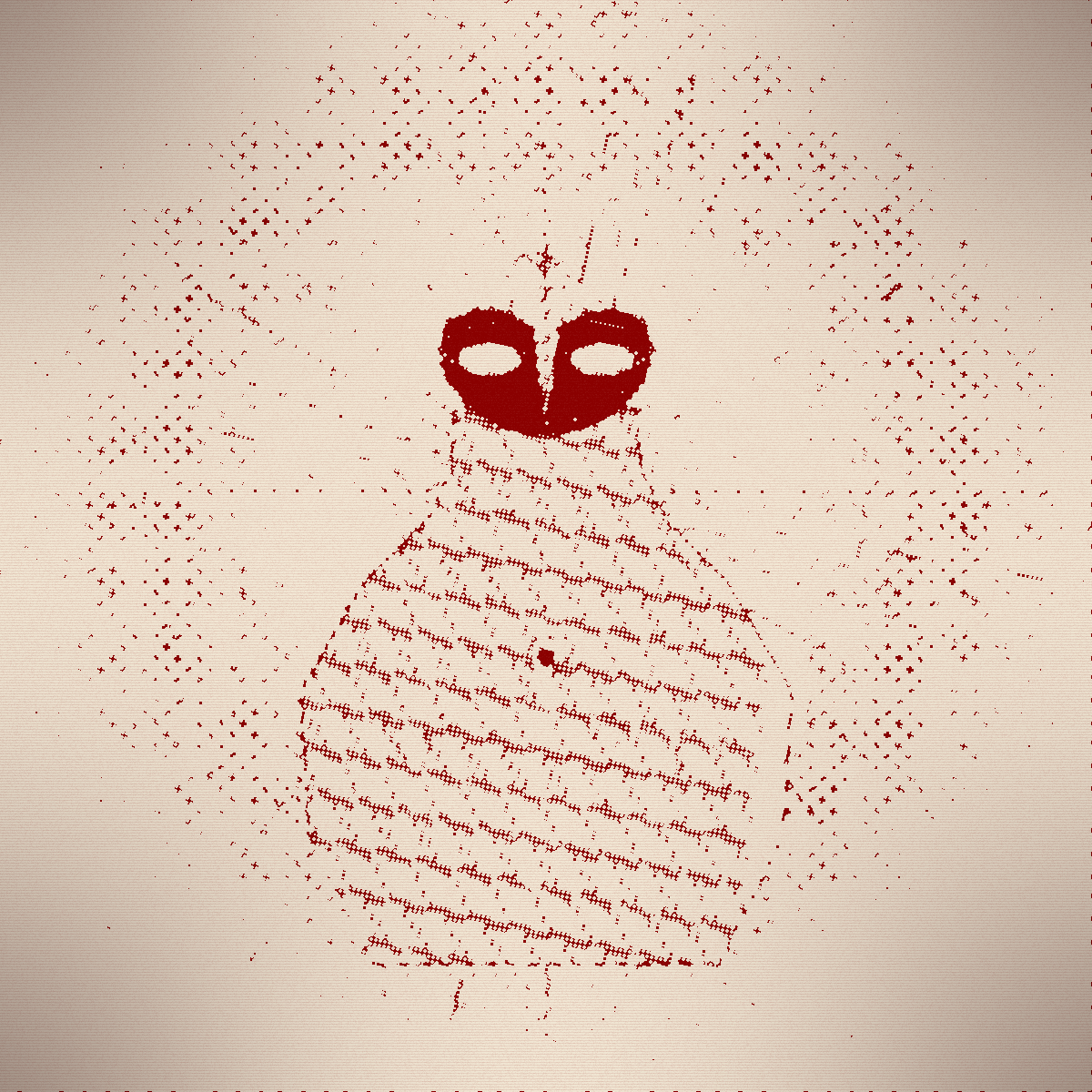 Masked figure — Masquerade Cipher